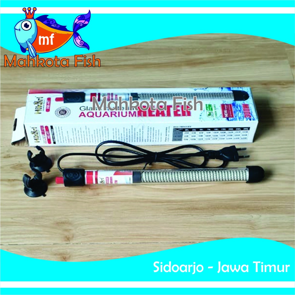 Heater Aquarium Heater Kolam 300 Watt | Hiter Aquarium Aquascape | Heater Air | Penghangat Air Aquarium (GRATIS BubleWrap)