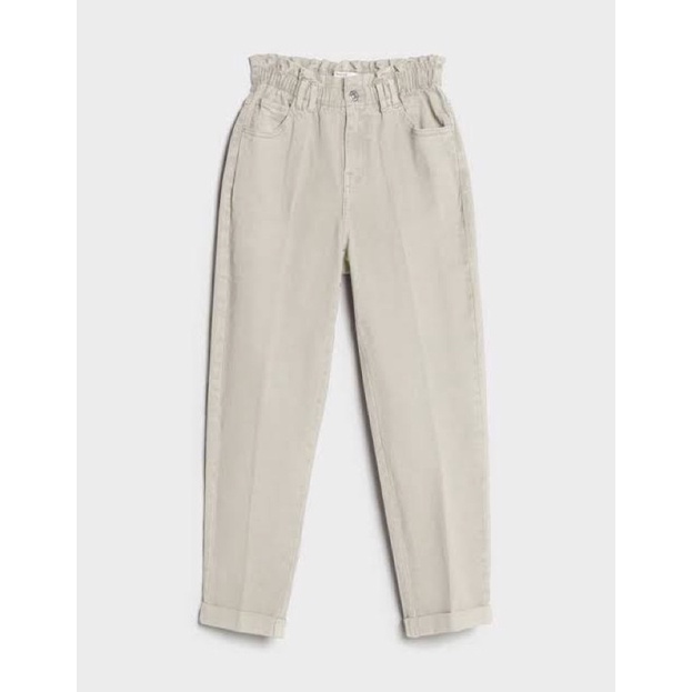 Bershka Elasticated High Waist Pants