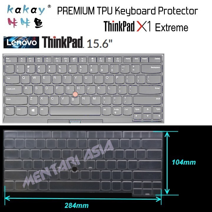 Keyboard Protector Thinkpad X1 EXTREME - KAKAY Premium TPU Clear
