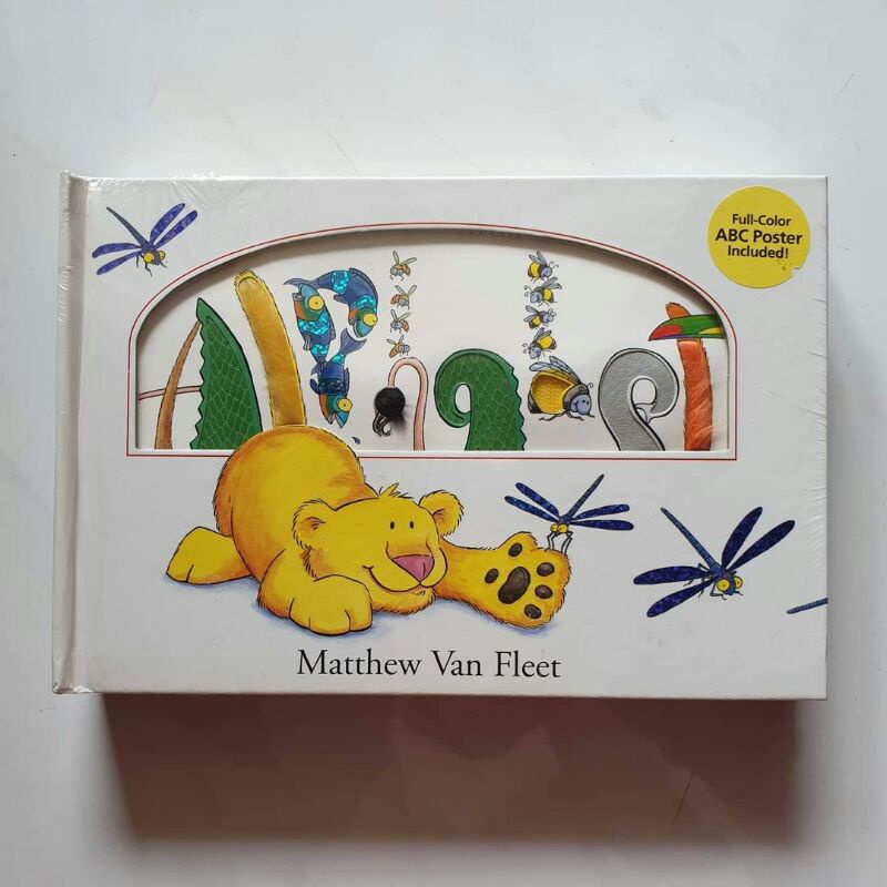 Alphabet by Matthew van Fleet - Interactive Board book - Touch and feel book - MVF