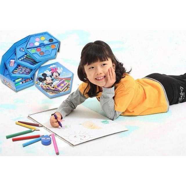 

me273 Jual Crayon 4 In 1 Krayon Set Alat Perlengkapan Menggambar Anak