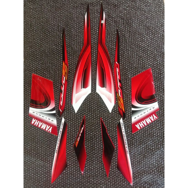 striping nouvo Z merah maron 2007 sticker nouvo Z 2007 merah maron