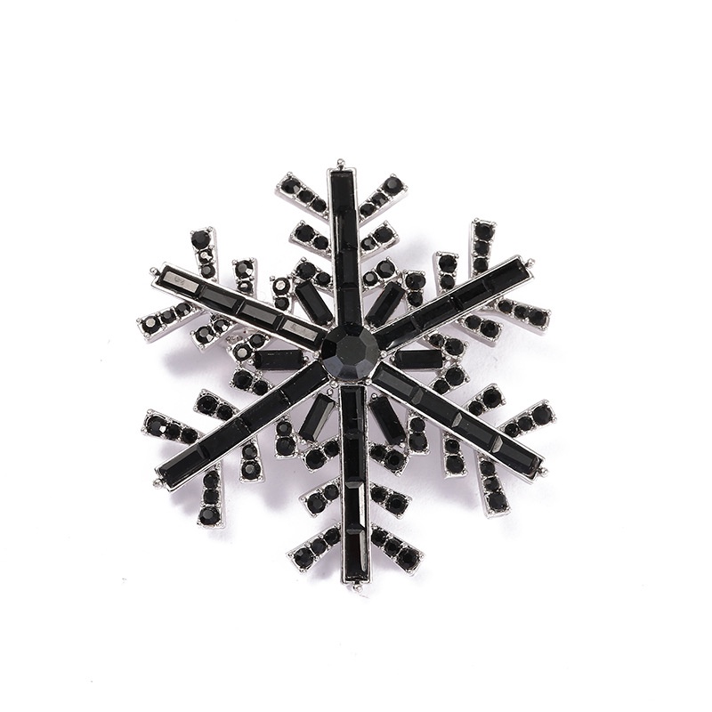 Pin Bros Bentuk Snowflake Anti Silau Untuk Wanita