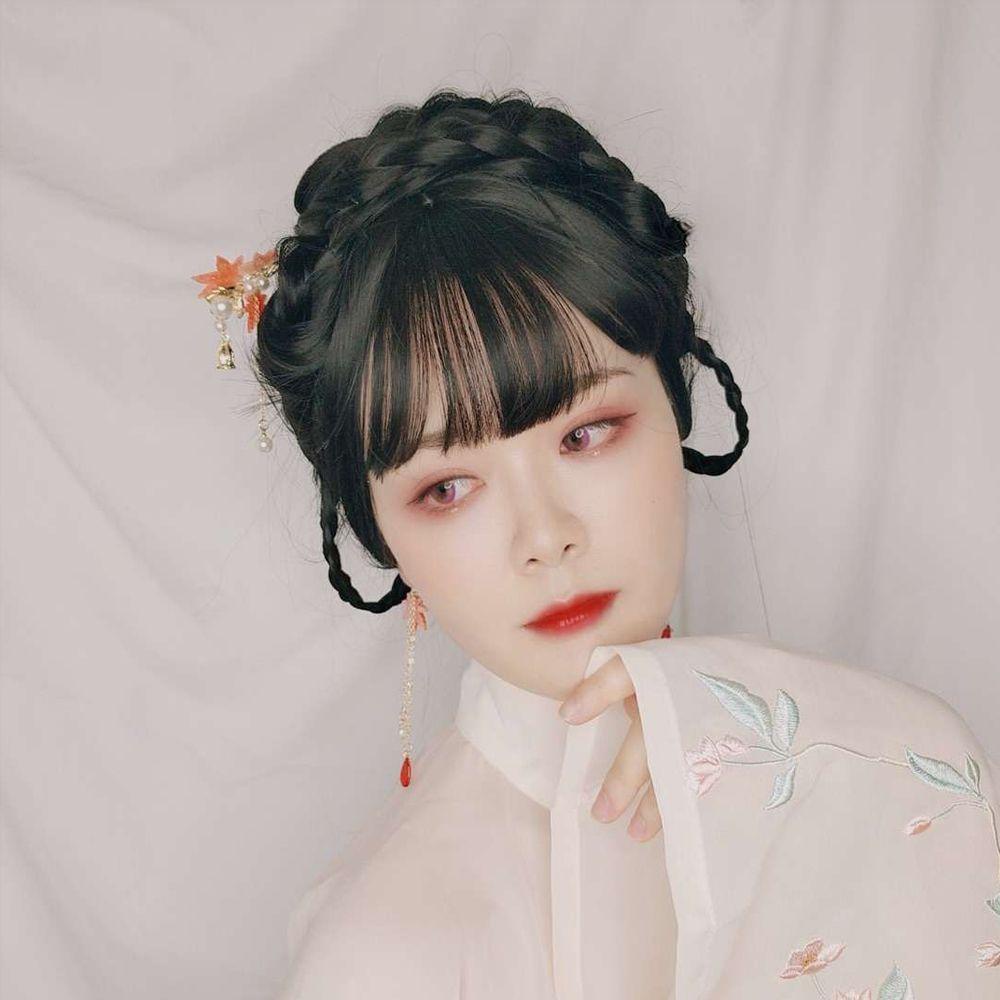 Needway Gaya Cina Jepit Rambut Pernikahan Vintage Mutiara Hanfu Kostum Kuno Aksesoris Rambut