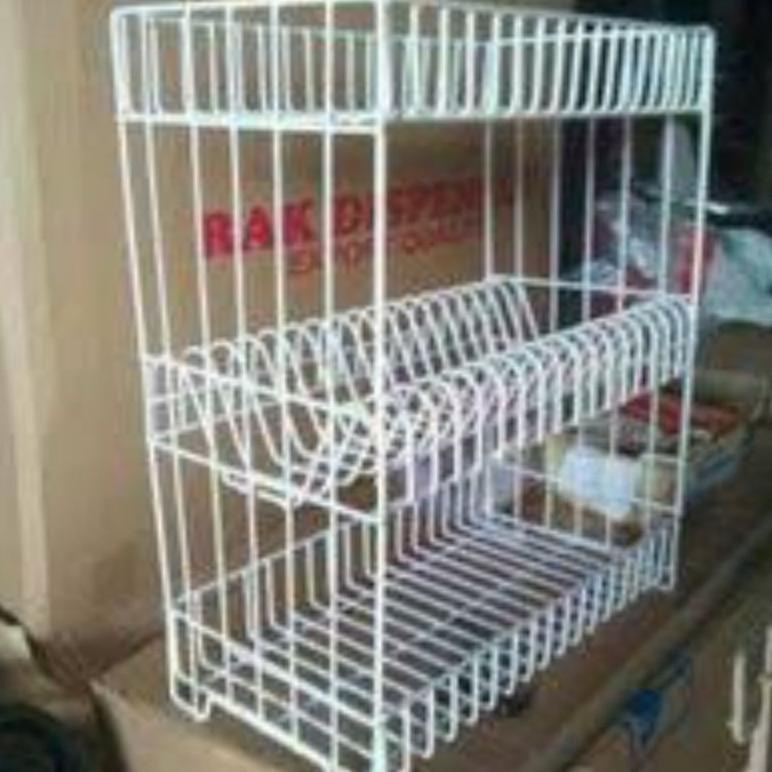 Rak Piring 3 Susun/Rak Piring Susun 3/Rak Piring Besi Rpk