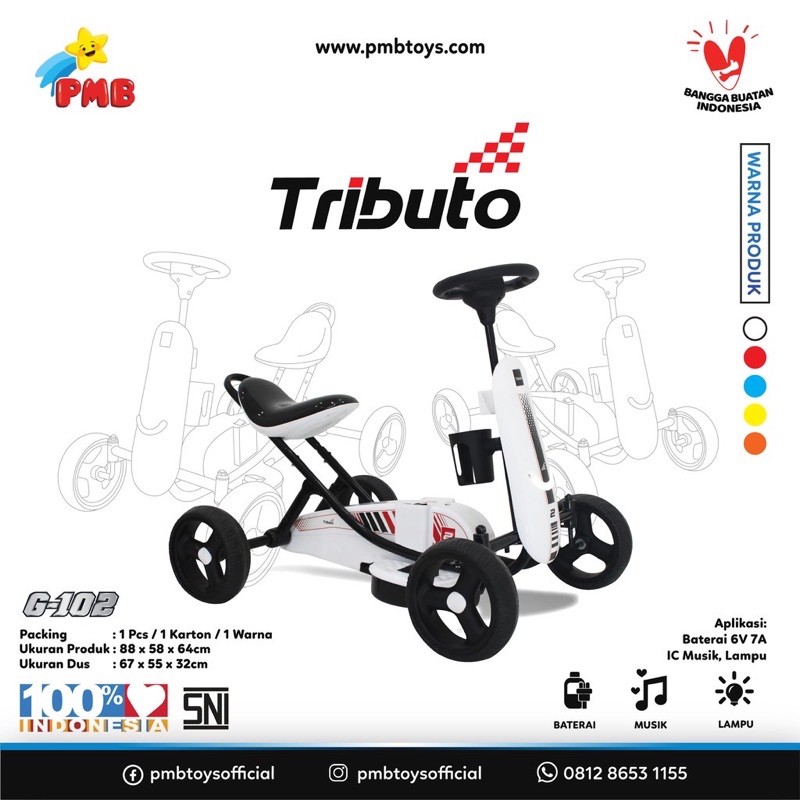 Mobil aki PMB Tributo Gokart G102