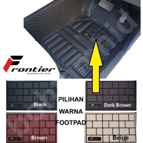 Unik Karpet Mobil 5D TERIOS 2brs FRONTIER PLEATED Limited