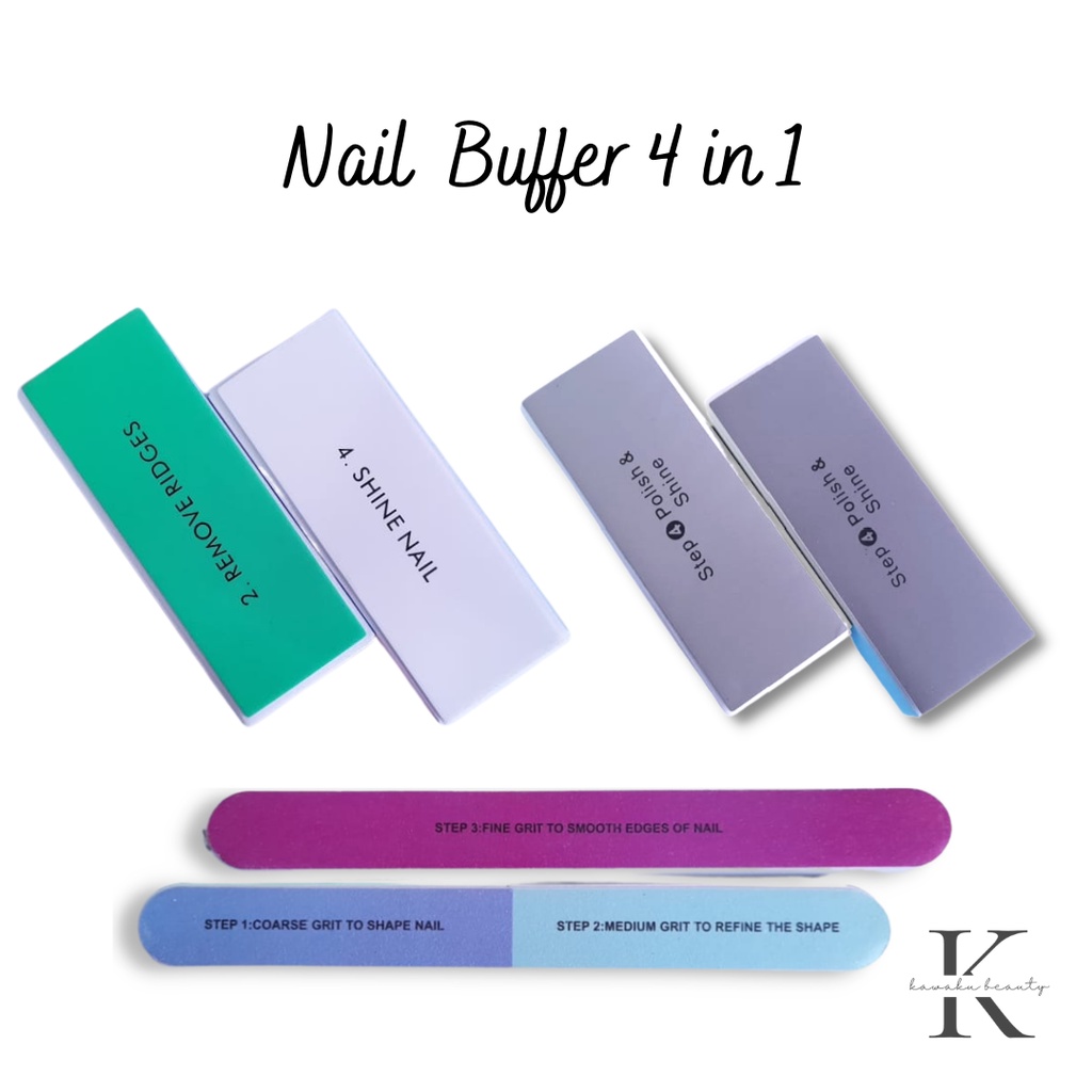 Buffer Kikir Pengasah Penghalus Pengilap Kuku Nail Art Shiner