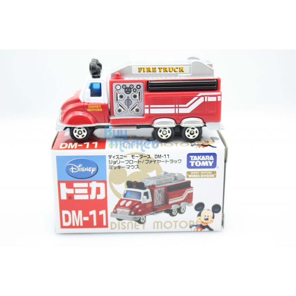 TOMICA DISNEY MOTORS DM-11 JOLLY FLOAT FIRE TRUCK MICKEY MOUSE