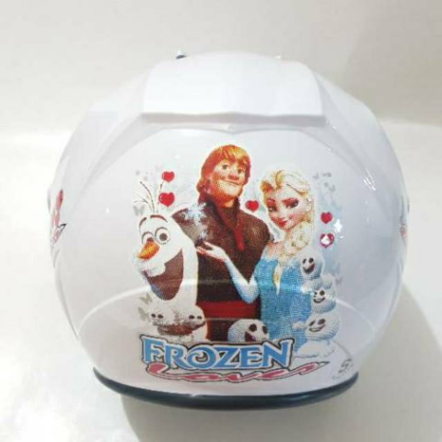 HELM ANAK murah bagus SNI - gambar frozen helokitty cars batman tayo doremon spyderman superman