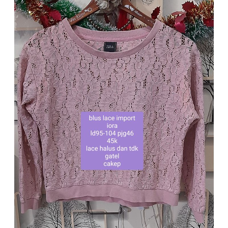 blouse IORA lace crop