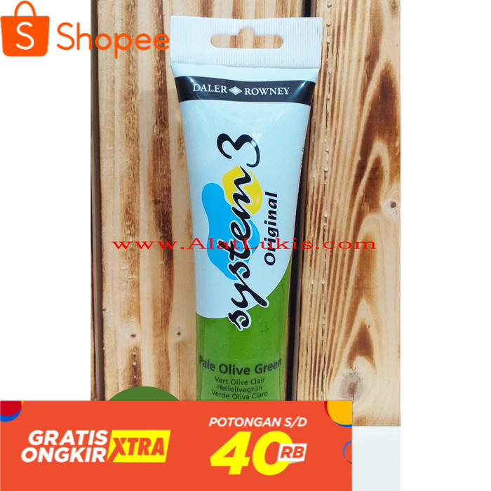 

Cat Akrilik System 3 150 ml warna Pale Olive Green