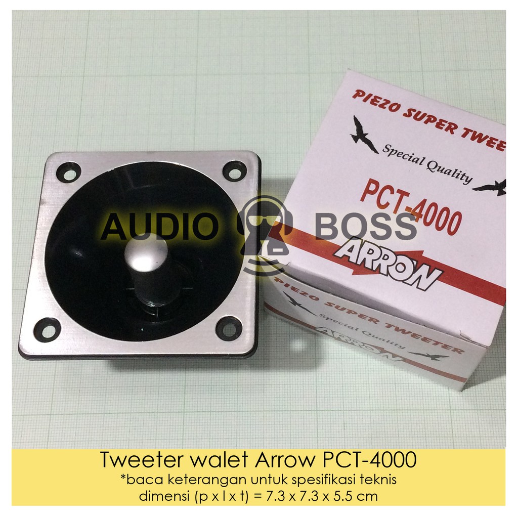 Tweeter Walet Arrow PCT 4000 / Tweeter Wallet Piezzo Arrow PCT-4000