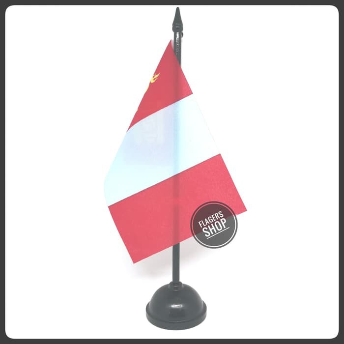 

Bendera Meja Mongolia + Tiang Kayu