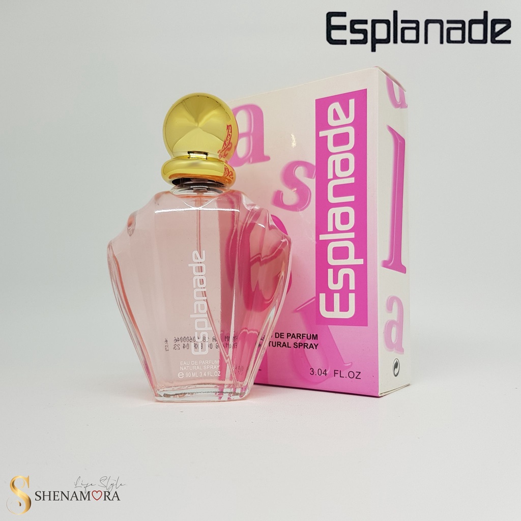 Esplanade Alphabet Eau De Parfum Wanita Pink And Blue Natural Spray 90 ml