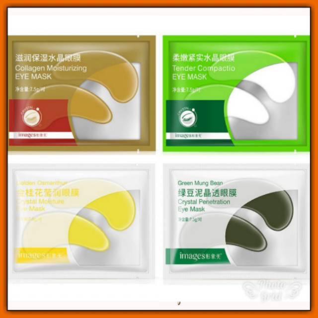 [Isi 1 Pcs] IMAGES Masker Mata Anti Keriput Collagen Eye Mask Masker Mata Panda - Random