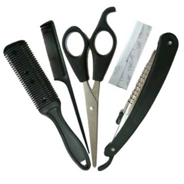 Barber Scissors Kit CR - 5408 Alat Potong Cukur Rambut