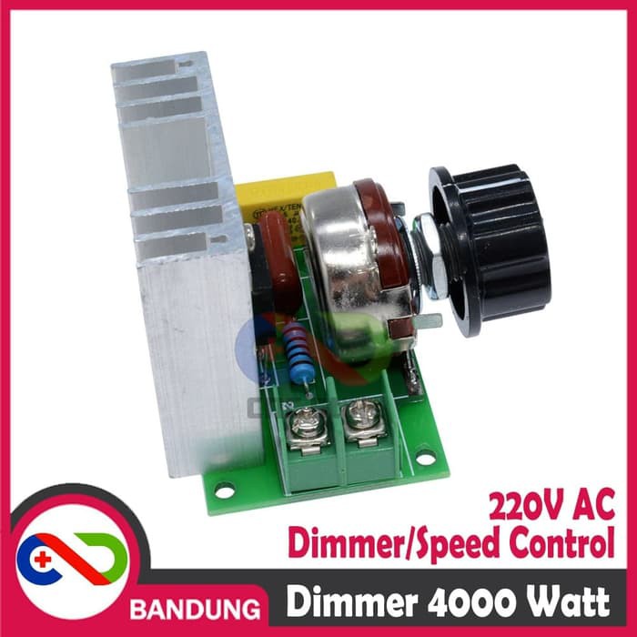 SCR 220V AC 4000W DIMMER SPEED CONTROLLER MOTOR LAMPU BOR GERINDA SLEP