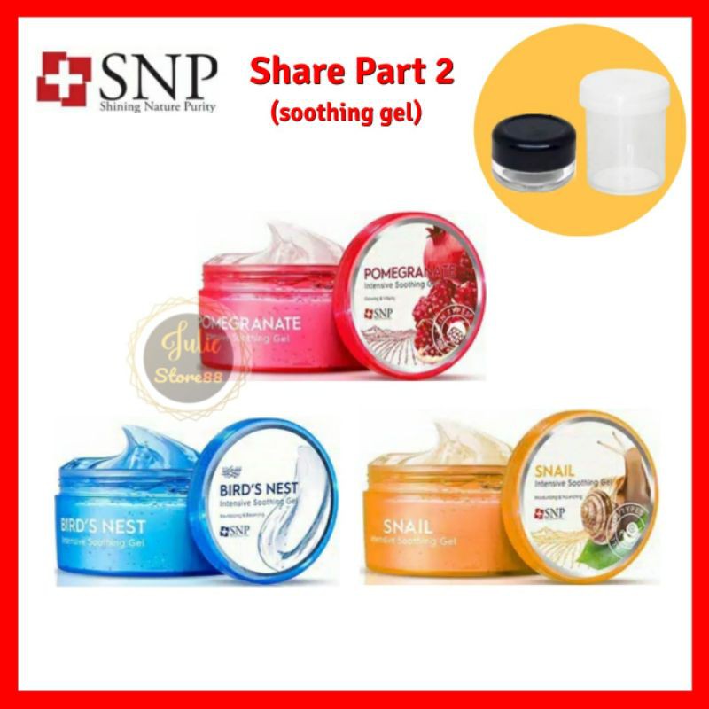 (Share) SNP Pomegranate Snail Bird's Nest Intensive Soothing Gel