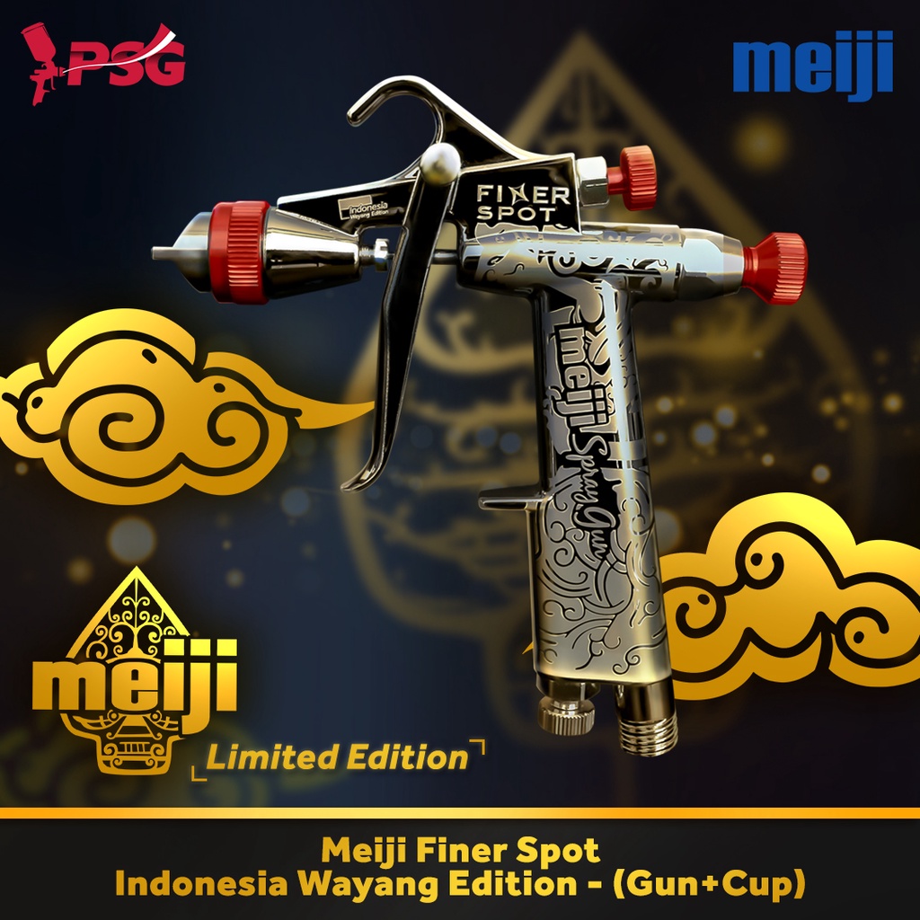 New Meiji Finer Spot Indonesia Wayang Edition (Gun+Cup+Poster)