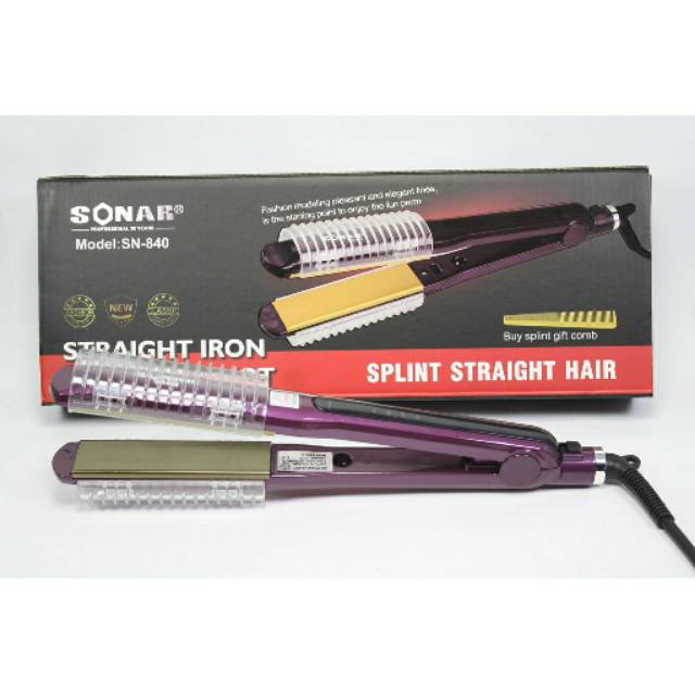 Catok Rambut Sonar SN-840 / Pelurus & Curly