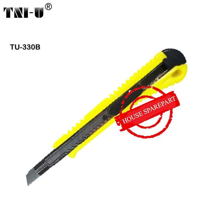 

TNI-U TU-330B Monochrome Rubber and Plastic Handle Utility Knife hpart33 Ayo Beli