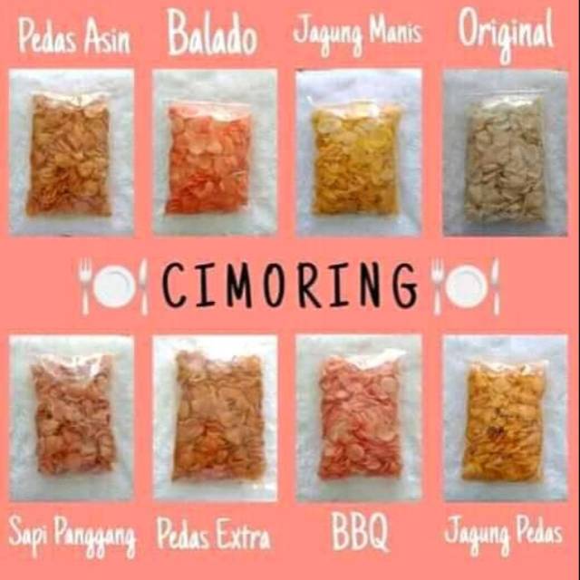 

Cimoring renyah gurih 250 gram dan 500 gram