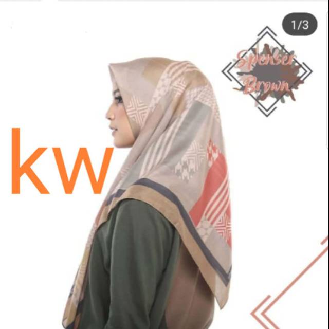 Voal motif deenay/deenay kw/kerudung kekinian