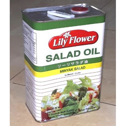 Lily Flower Salad Oil 3 Liter Minyak Salad