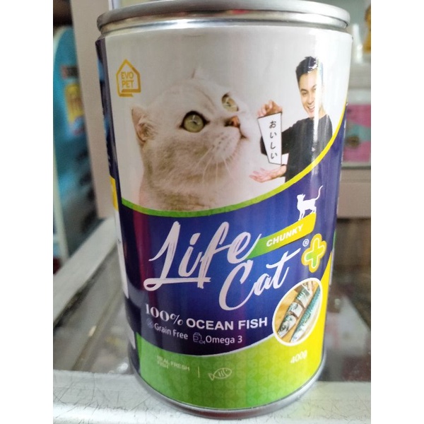 LIFE CAT (+) 400 Gram - Makanan Kucing Basah