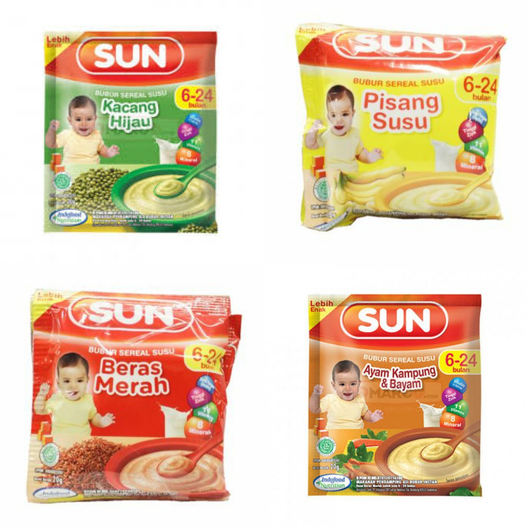 BUBUR SUN EKONOMIS 120 GRAM // BUBUR SEREAL SUSU