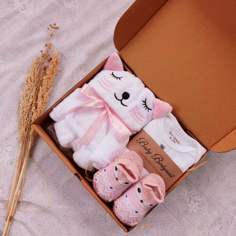 hampers baby/ gift box /kado bayi-Baby kode 13 putih