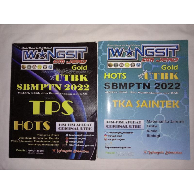 PRELOVED WANGSIT GOLD OM JERO TPS + TKA SAINTEK 2022