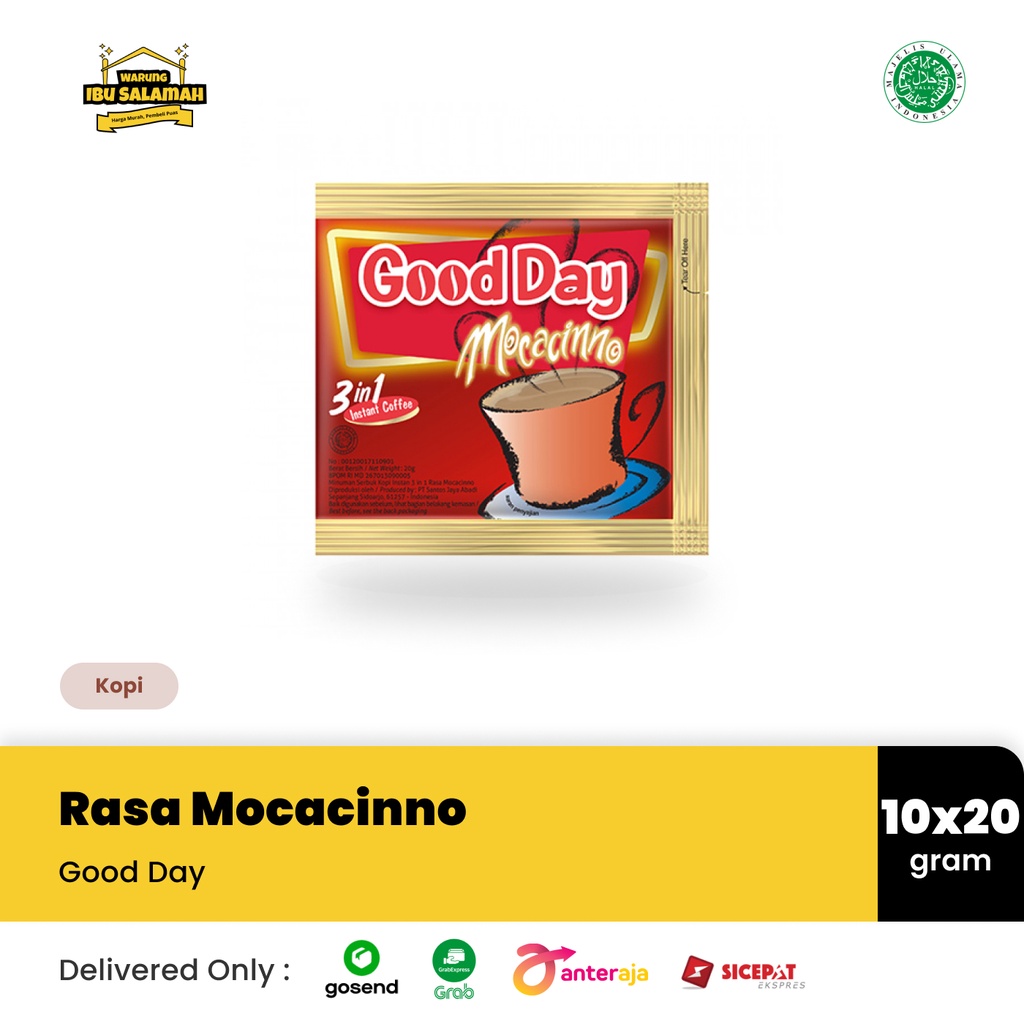 

Kopi Good Day Moccachino Sachet - SERENCENG