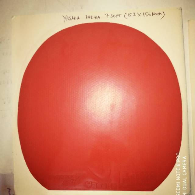 Terlaris karet legendaris Yasaka Rakza 7 soft merah