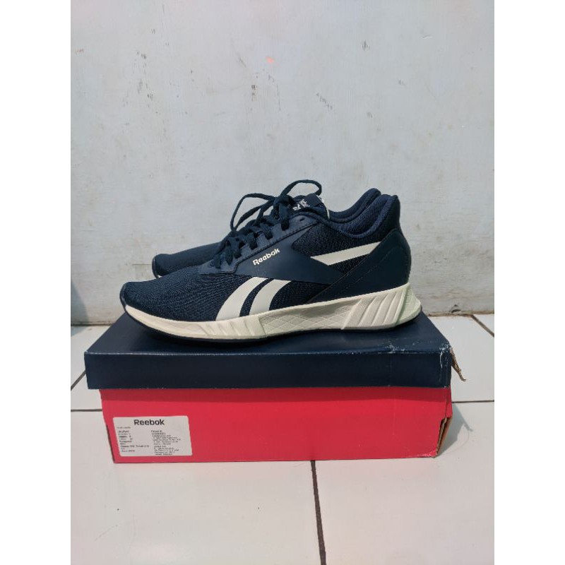 reebok navy running shoes