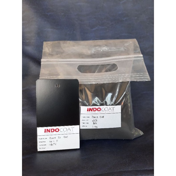 Jual Cat bubuk powder coating hitam doff NEW 1KG Shopee Indonesia