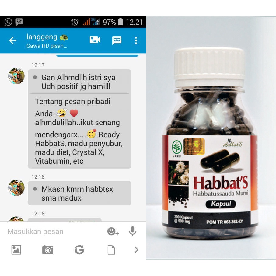 HABBATS Habatusauda Original Asli Promil Ampuh Cepat Hamil