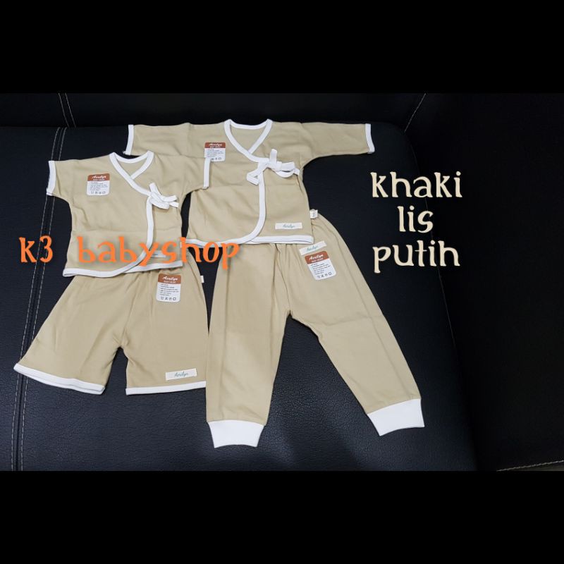 Paket baju bayi newborn Aerilyn kimono pendek panjang set baju bayi baru lahir setelan piyama anak