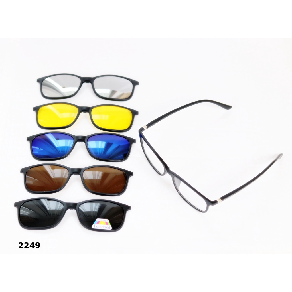 Grosir kacamata fashion Pria/fashion Wanita Clip on 2249