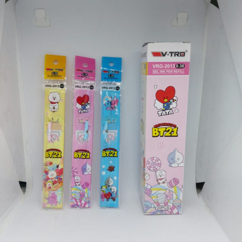 

V-tro Isi Refill Gel Pen Pulpen Bolpoin 0.38mm (20pcs) Ballpoint