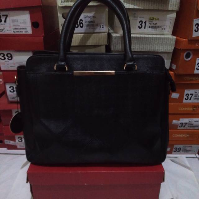 Tas Kerja Fladeo Hitam / Tote Bag Fladeo - Branded Matahari