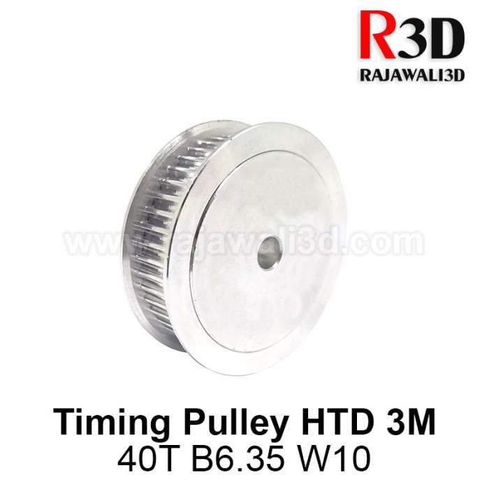 HTD3M Timing Pulley 40 Teeth Bore 6.35mm Belt 10mm