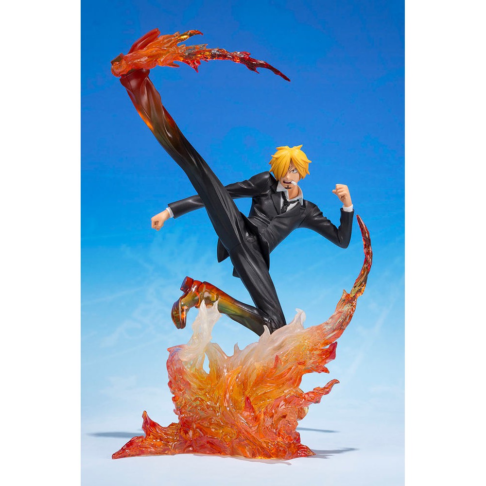 Action Figure PVC FZO Figuarts Zero One Piece Sanji luffy sabo ace