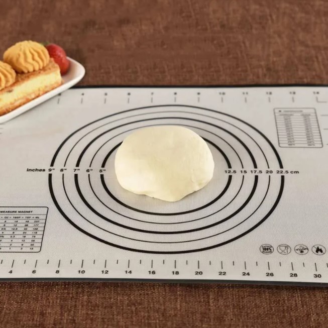 Alas Adonan Silikon Silicone Baking Mat Tatakan Pizza