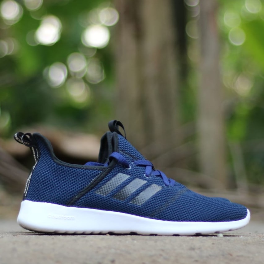 Sepatu Adidas ORIGINAL Cloudfoam Pure Navy Black