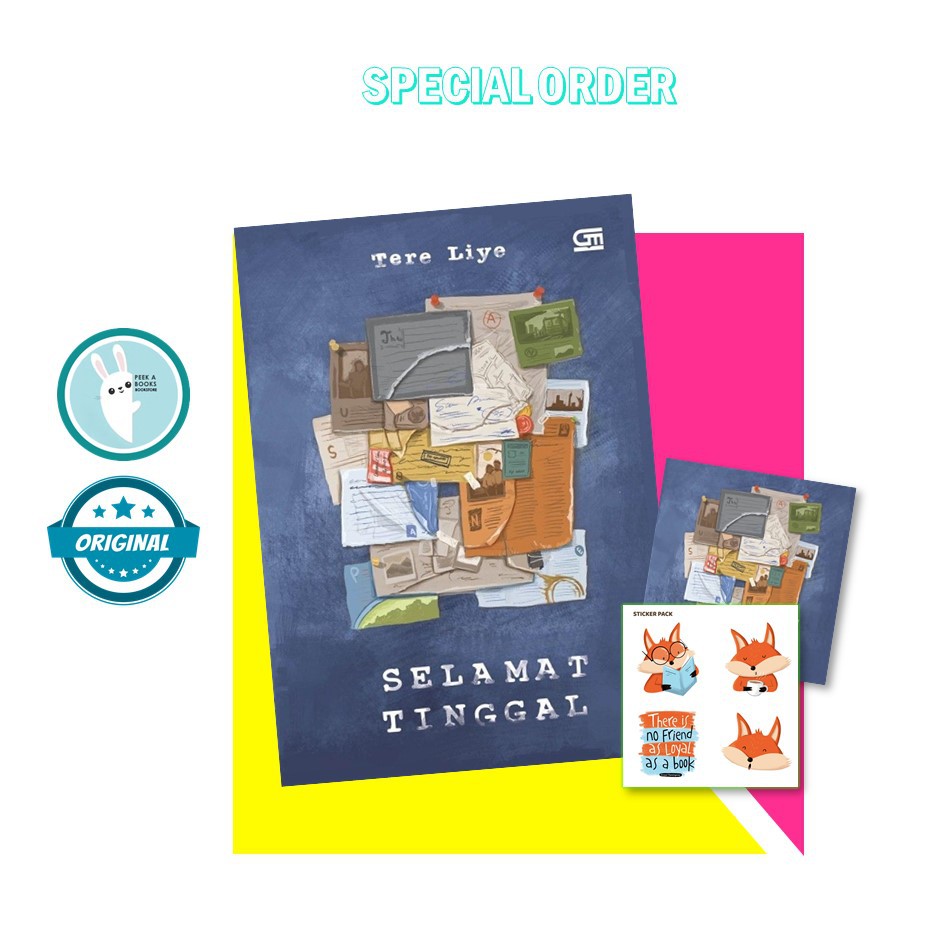 

NOVEL | BUKU SELAMAT TINGGAL BONUS MINI POSTER & STICKER | GRAMEDIA