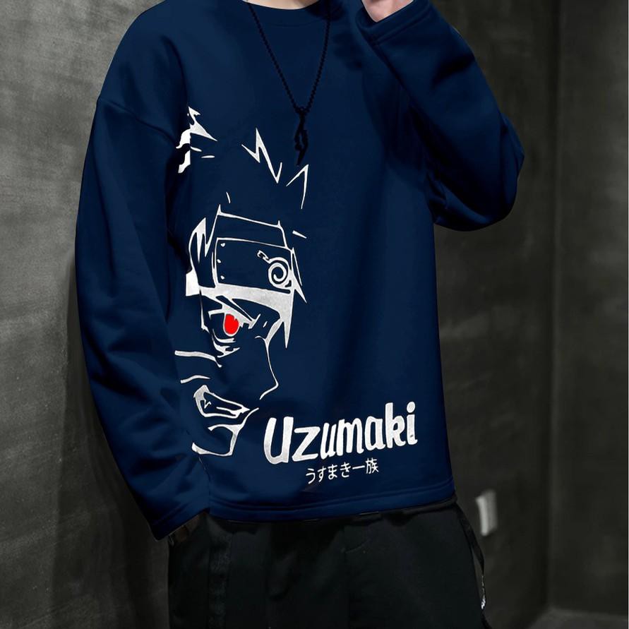 ♥ Baju pria NARUTO/kaos pria distro/kaos pria murah/kaos pria lengan panjang/kaos pria keren ♣