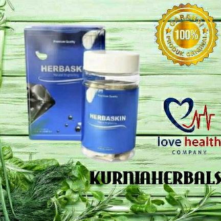 HERBASKIN - Herbaskin Asli Kapsul Pemutih isi 50 Herbaskin Natural ---Terbaru---