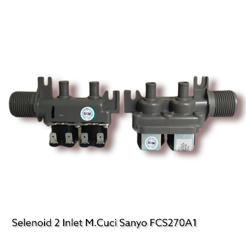 SELENOID MESIN CUCI SANYO 2 INLET FCS270A1